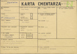 KC - Karta cmentarza, skan nr 1