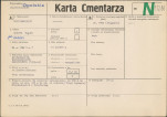 KC - Karta cmentarza, skan nr 1