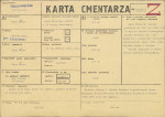 KC - Karta cmentarza, skan nr 1