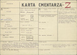 KC - Karta cmentarza, skan nr 1
