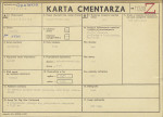 KC - Karta cmentarza, skan nr 1