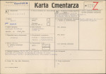 KC - Karta cmentarza, skan nr 1