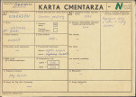 KC - Karta cmentarza, skan nr 1