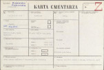 KC - Karta cmentarza, skan nr 1