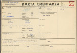 KC - Karta cmentarza, skan nr 1