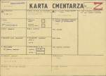 KC - Karta cmentarza, skan nr 1