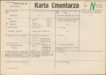 KC - Karta cmentarza, skan nr 1