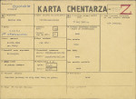 KC - Karta cmentarza, skan nr 1