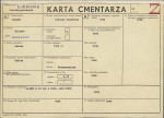 KC - Karta cmentarza, skan nr 1