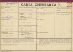 KC - Karta cmentarza, skan nr 1