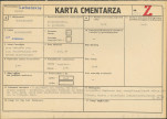 KC - Karta cmentarza, skan nr 1