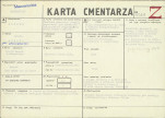 KC - Karta cmentarza, skan nr 1
