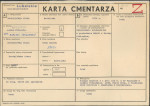 KC - Karta cmentarza, skan nr 1