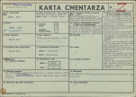 KC - Karta cmentarza, skan nr 1