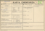 KC - Karta cmentarza, skan nr 1