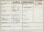 KC - Karta cmentarza, skan nr 1