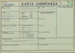 KC - Karta cmentarza, skan nr 1