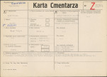 KC - Karta cmentarza, skan nr 1