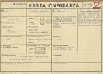KC - Karta cmentarza, skan nr 1