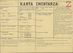 KC - Karta cmentarza, skan nr 1
