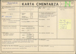 KC - Karta cmentarza, skan nr 1