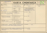 KC - Karta cmentarza, skan nr 1