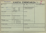 KC - Karta cmentarza, skan nr 1