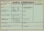 KC - Karta cmentarza, skan nr 1