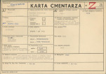 KC - Karta cmentarza, skan nr 1