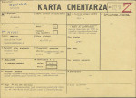 KC - Karta cmentarza, skan nr 1
