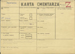 KC - Karta cmentarza, skan nr 1