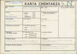 KC - Karta cmentarza, skan nr 1