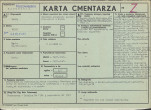 KC - Karta cmentarza, skan nr 1