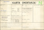 KC - Karta cmentarza, skan nr 1