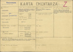 KC - Karta cmentarza, skan nr 1
