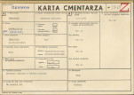 KC - Karta cmentarza, skan nr 1