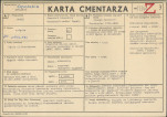 KC - Karta cmentarza, skan nr 1