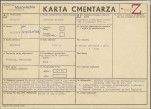 KC - Karta cmentarza, skan nr 1