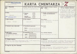 KC - Karta cmentarza, skan nr 1