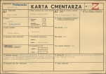 KC - Karta cmentarza, skan nr 1