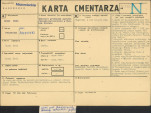 KC - Karta cmentarza, skan nr 1