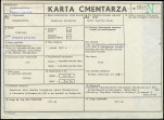KC - Karta cmentarza, skan nr 1