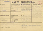 KC - Karta cmentarza, skan nr 1