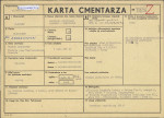 KC - Karta cmentarza, skan nr 1