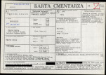 KC - Karta cmentarza, skan nr 1