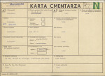 KC - Karta cmentarza, skan nr 1