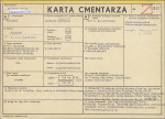 KC - Karta cmentarza, skan nr 1