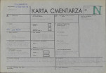 KC - Karta cmentarza, skan nr 1