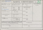 KC - Karta cmentarza, skan nr 1