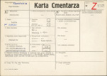 KC - Karta cmentarza, skan nr 1
